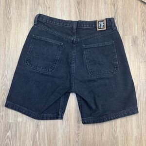 Old RYE Black Denim Shorts — 100% Cotton Rigid Denim — Women’s Size 33